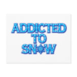 Addicted to Snow Postcards