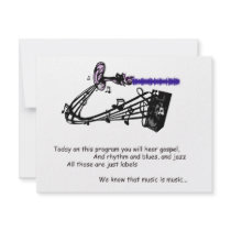 ADDICTED TO THE BEAT PERSONALIZED INVITES