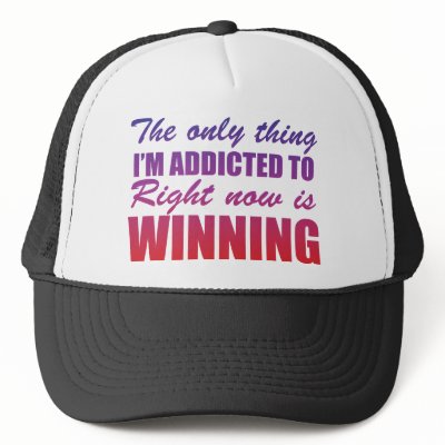 Addicted to Winning Trucker Hat by iviarigold
