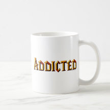 Addicted (WoW font) Mug