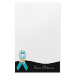 Addiction Recovery Ribbon Personal Stationery