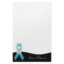 Addiction Recovery Ribbon Personal Stationery
