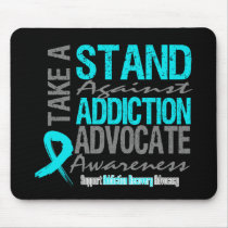 Addiction Recovery Take A Stand Against Addiction Mousepads
