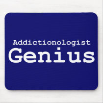 Addictionologist Genius Gifts mousepads by geniusgifts Addictionologist Genius Gifts mousepads