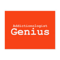 Addictionologist Genius Gifts postcards by geniusgifts Addictionologist Genius Gifts postcards