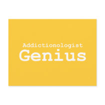 Addictionologist Genius Gifts postcards by geniusgifts Addictionologist Genius Gifts postcards