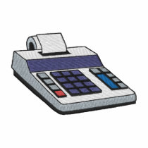 Adding Machine embroidered shirts