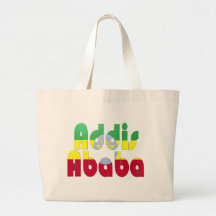 Addis Ababa, Ethiopia Canvas Bags
