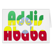 Addis Ababa, Ethiopia cards by WearFlags Addis Ababa, Ethiopia cards