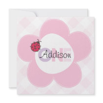 "Addison" 1st Birthday Invite