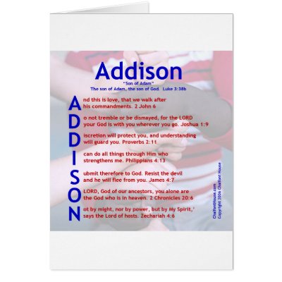 Addison Acrostic Cards by chalfonthouse