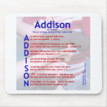 Addison Acrostic Mousepad
