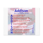 Addison Acrostic Postcards