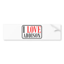 Addison, Alabama City Design Bumper Stickers