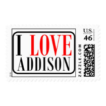 Addison, Alabama City Design Postage Stamps