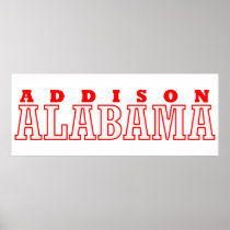 Addison, Alabama City Design Posters