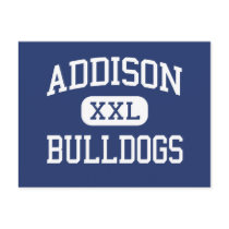 Addison - Bulldogs - High School - Addison Alabama Postcards