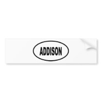 ADDISON BUMPER STICKERS
