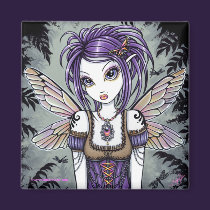 "Addison" Dragonfly Fairy Art Magnet magnets