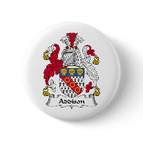 Addison Family Crest Pinback Button