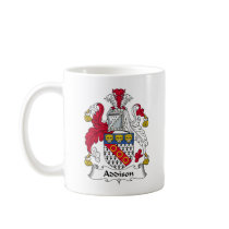 Addison Family Crest Coffee Mugs