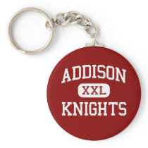 Addison - Knights - High School - Addison New York Key Chain