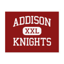 Addison - Knights - High School - Addison New York Post Cards