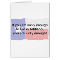 Addison Lucky Card
