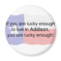 Addison Lucky Refrigerator Magnets