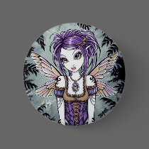 "Addison" Misty Dragonfly Fairy Button by mykajelina "Addison" Misty Dragonfly Fairy Button