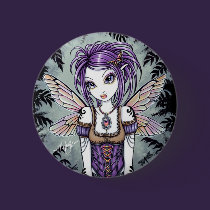 "Addison" Misty Dragonfly Fairy Button buttons