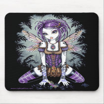 "Addison" Misty Dragonfly Fairy Mousepad by mykajelina "Addison" Misty Dragonfly Fairy Mousepad