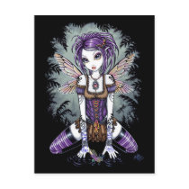 "Addison" Misty Dragonfly Fairy Postcard by mykajelina "Addison" Misty Dragonfly Fairy Postcard