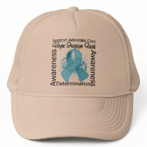 Addison’s Disease Inspirations Spiral Ribbon Trucker Hats