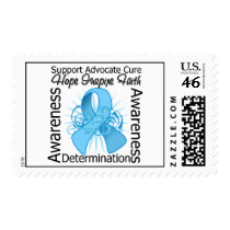 Addison’s Disease Inspirations Spiral Ribbon Postage