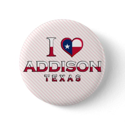 Addison, Texas Button by cityshirtsUSA