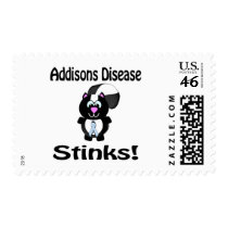 Addisons Disease Stinks Skunk Awareness Design Postage Stamp