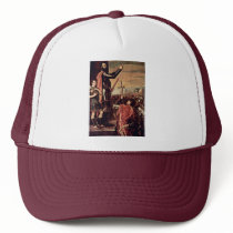 Address By The Marqués Del Vasto To His Soldiers Trucker Hat