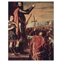Address By The Marqués Del Vasto To His Soldiers Letterhead Template