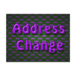 Address Change Postcard