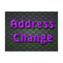 Address Change postcards