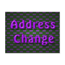 Address Change postcards