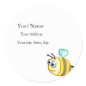 Address Label - Eager Bee sticker