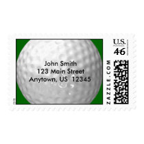Address Label Golf Ball Postage Stamps by mikek92349 Address Label Golf Ball Postage Stamps