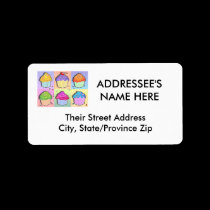 Address Label:  POP ART CUPCAKES