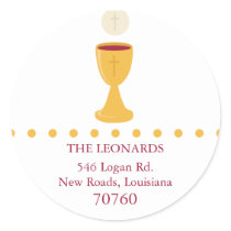 Address Label Round Stickers