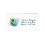 Address Label - Under the Sea Pop Art