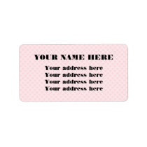 Address Label with Hearts Background labels