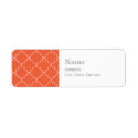 Address Labels | Orange label