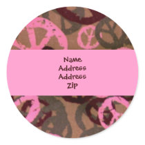 Address Labels-Peace Signs stickers